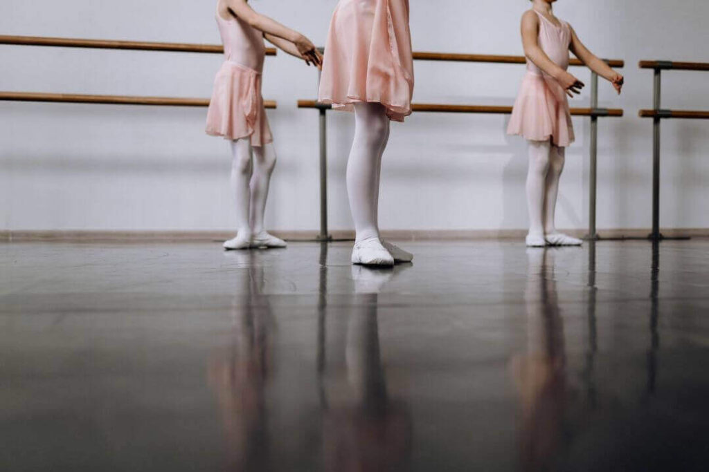 バレエレッスンの様子